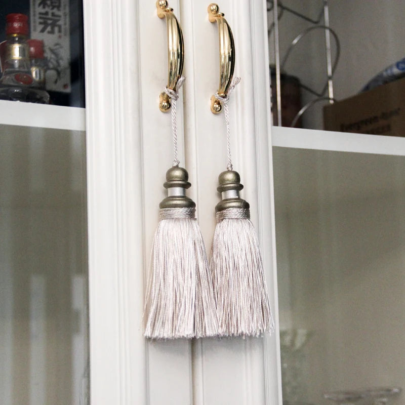 pompon doré beige classique 21cm tissé opaques décoration textile maison