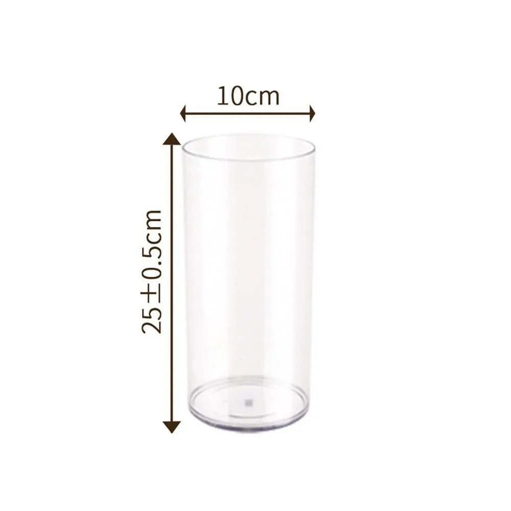 vases modernes transparents rectangulaires lisses intérieur décoration arrangement floral table