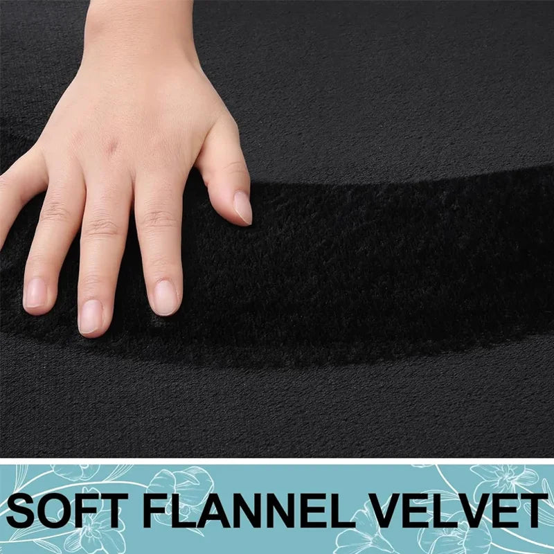 tapis bain antidérapant imperméable durable noir blanc moderne minimaliste