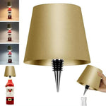 lampe bouteille vin noir tactile led sans fil moderne chambre table