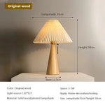 lampe table vintage plissée rouge beige moderne sans grille opaques