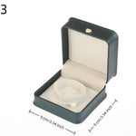 boîte rangement bijoux vert foncé dorés bracelet collier bague boucles d'oreilles classique organiser exposé