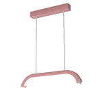 lampe salon led réglable noir blanc rose moderne minimaliste suspension chambre