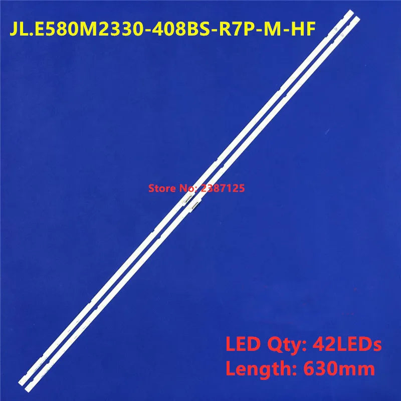 bande led blanc 42 leds 630 mm connecteurs modernes fixations électroniques