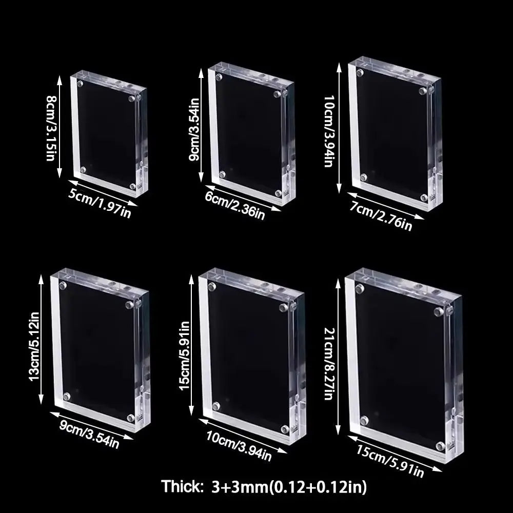 cadre photo moderne transparent imprimé chambre décoration maison 10x15cm 15x21cm 5x8cm