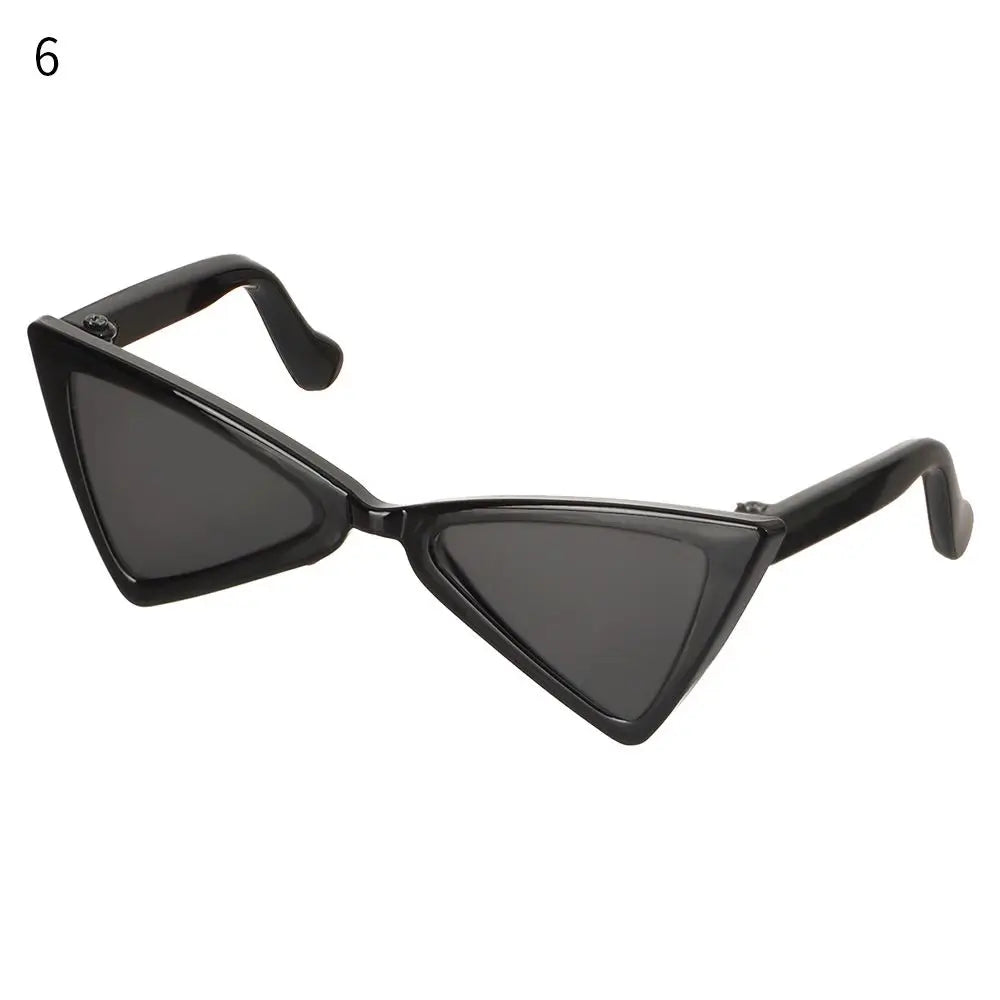 lunettes soleil transparentes clips nasaux verres colorés moderne rouge noir blanc bleu clair rose
