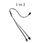 câbles électrique répartiteur 12v splitter clips boitier controle accessoire éclairage néon moderne