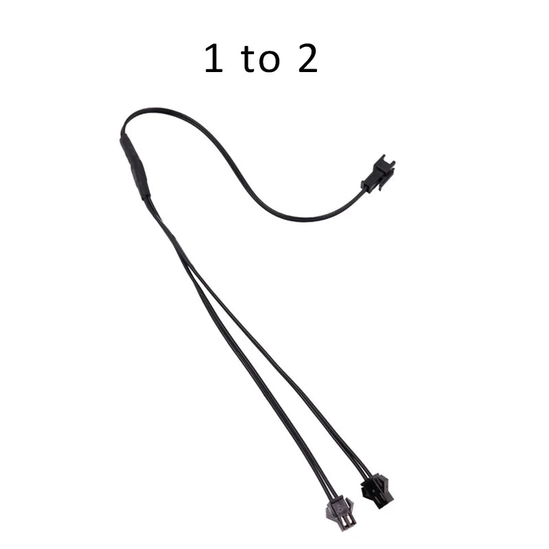câbles électrique répartiteur 12v splitter clips boitier controle accessoire éclairage néon moderne