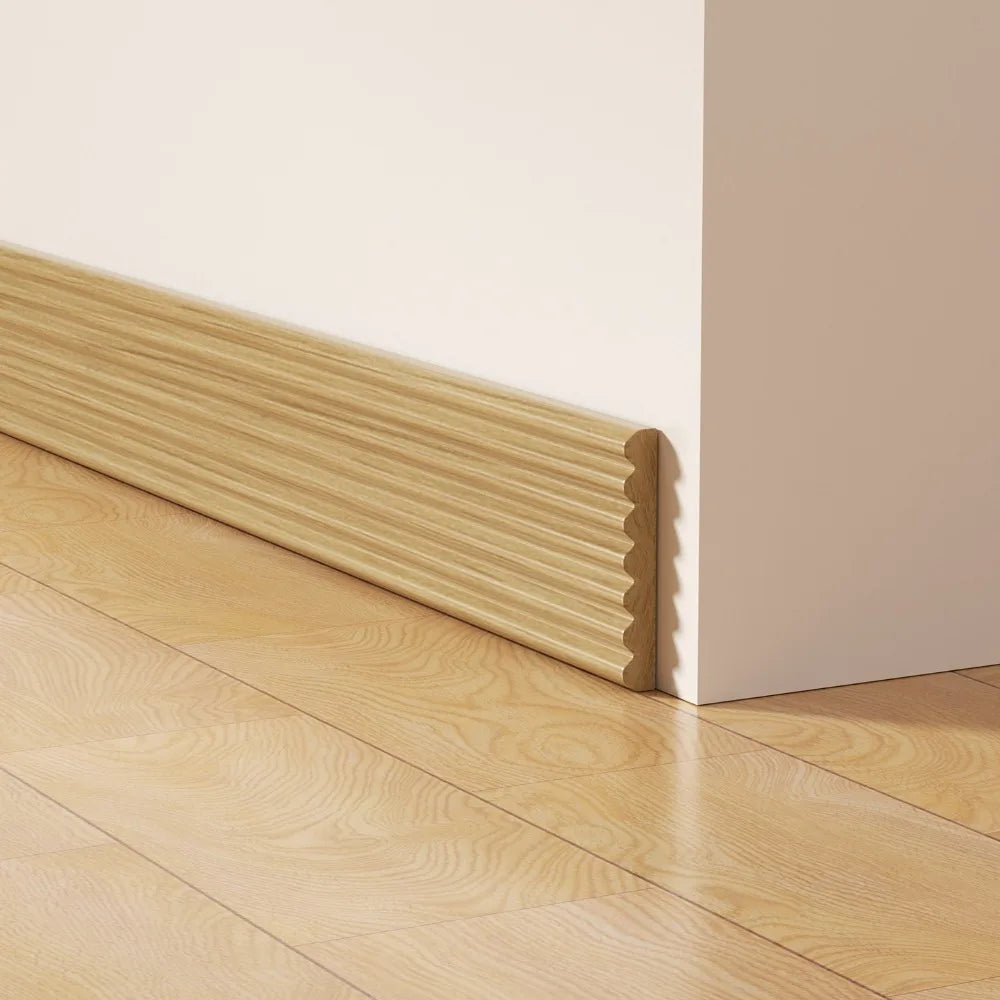 plinthes auto adhésives aspect bois moderne naturel gris clair anti collision murales décoration intérieure