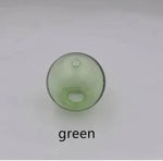 verre transparentes diverses couleurs modernes lisses anneaux intérieurs fixation 30mm pièces