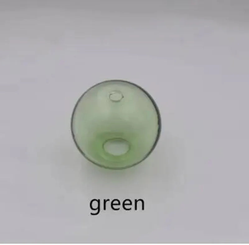 verre transparentes diverses couleurs modernes lisses anneaux intérieurs fixation 30mm pièces