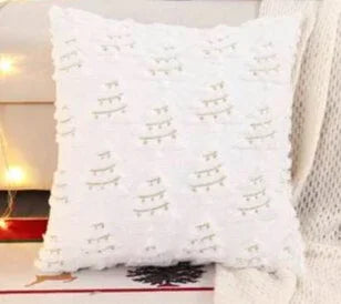 coussin beige rayures verticales moderne housse 45x45cm polyester coton zipper blancintérieur deco maison