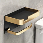 porte serviettes mural or noir moderne rondelle poids bouteille d'eau porte miroir bijoux