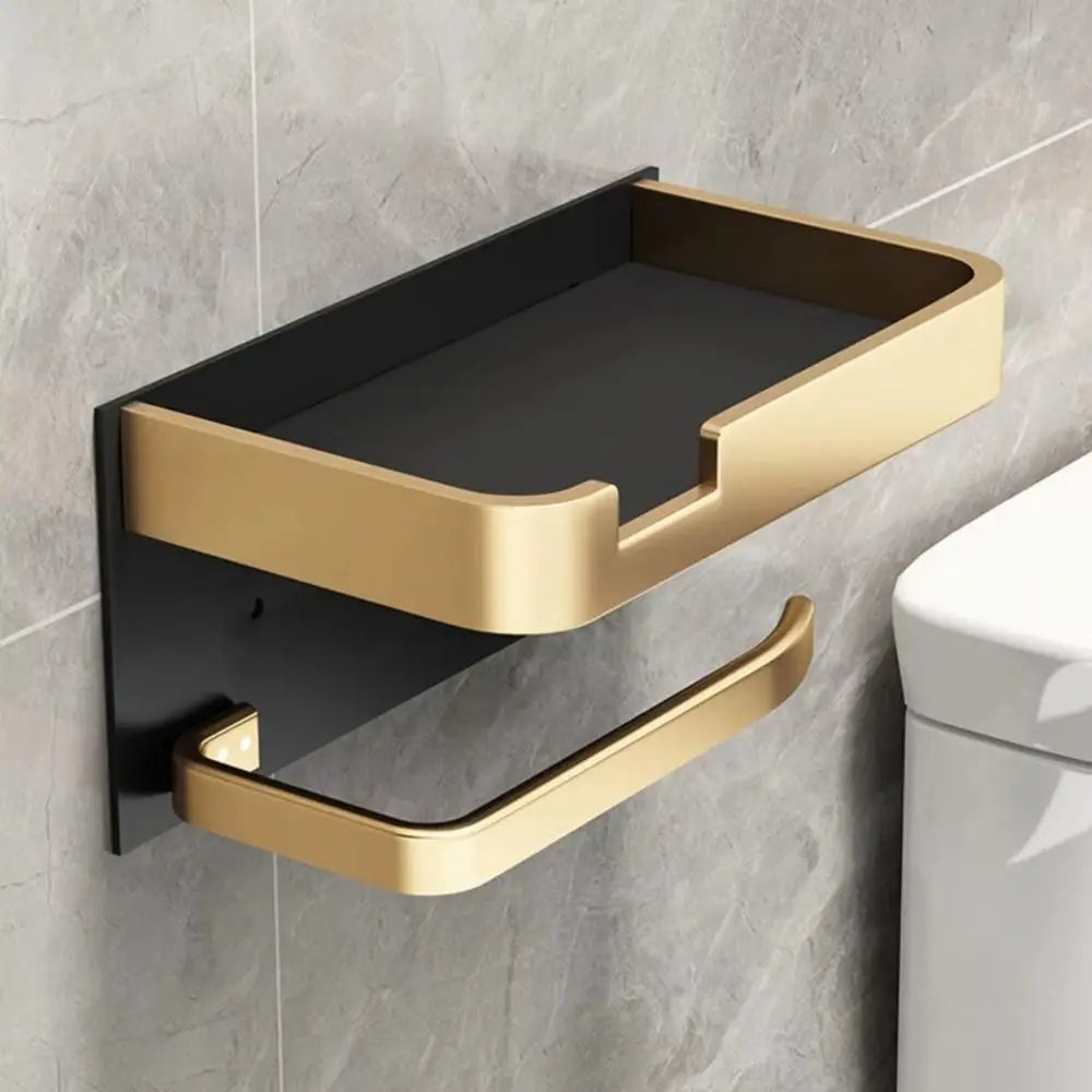 porte serviettes mural or noir moderne rondelle poids bouteille d'eau porte miroir bijoux