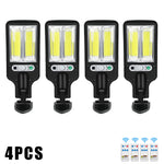 projecteurs solaires extérieurs modernes ip65 led économie énergie noir interrupteur sensoriel 270deg