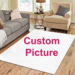 tapis blanc moderne points noirs polyester rectangle salon prière extérieur décoration maison blanc