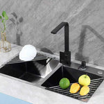 support pliable acier inoxydable moderne éponge brosse serviette évier cuisine