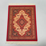 tapis souris motif fleurs persan classique caoutchouc antidérapant informatique bleu