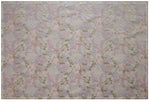 tissu polyester rose bleu doré motifs floraux reliefs texturés opacité variable shabby chic vintage