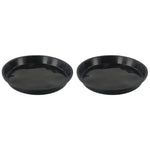 assiettes culture plastique noir modernes 10 pouces intérieur extérieur