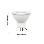 projecteur led 12v 3w blanc moderne rond lisse opaqué 3000k 4000k 6000k ac dc