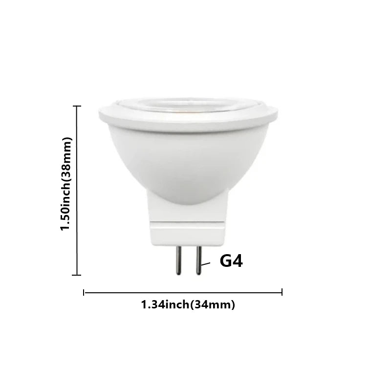 projecteur led 12v 3w blanc moderne rond lisse opaqué 3000k 4000k 6000k ac dc
