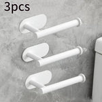 porte serviettes papier noir adhésif moderne salle bains papier toilette cuisine rouleau support étanche