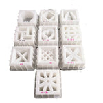 blocs décoratifs blancs motifs géométriques modernes facile utiliser cloisons décoratives intérieur extérieur