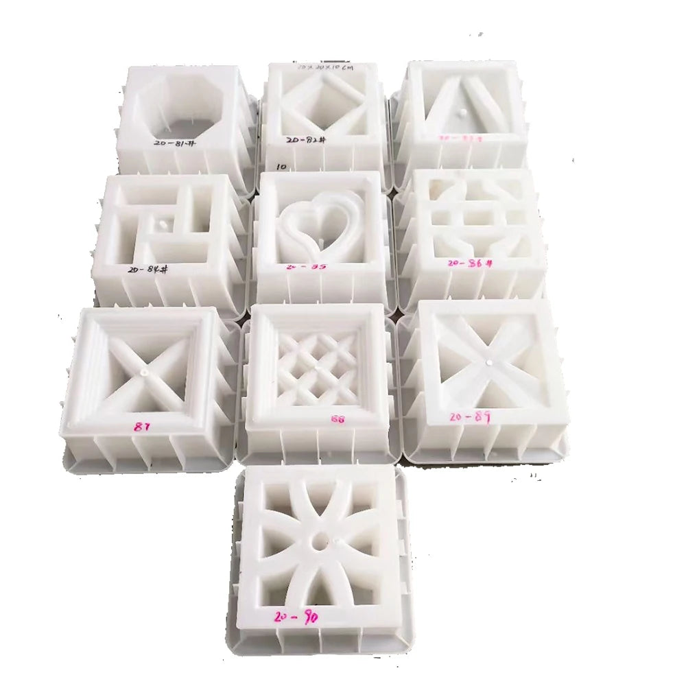 blocs décoratifs blancs motifs géométriques modernes facile utiliser cloisons décoratives intérieur extérieur
