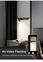 lampes murales led modernes usb rechargeable rotation 350° blanc noir