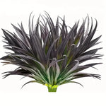 plantes artificielles herbe fine extérieures modernes vert rouge violet pièces