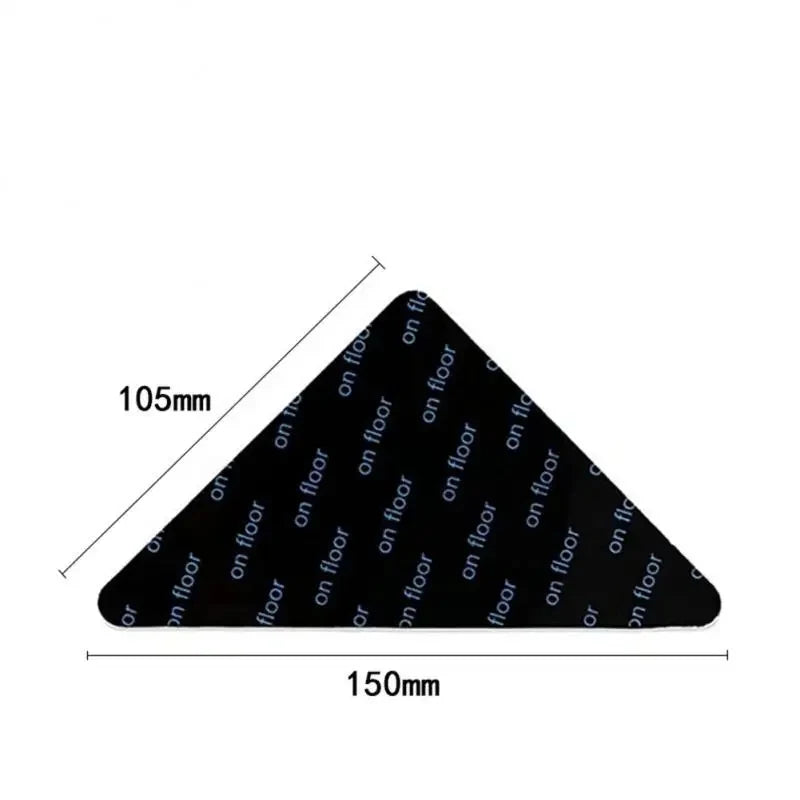 tapis gris moderne motifs adhésifs réutilisable pack pièces