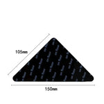 tapis gris moderne motifs adhésifs réutilisable pack pièces