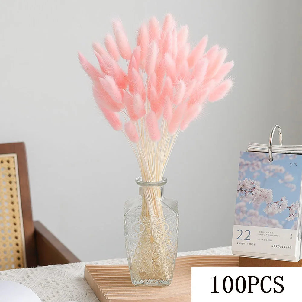 bouquet plumes roses blanches feuilles naturel decoration maison anniversaire couple