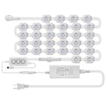 guirlande lumineuse multicolore moderne 30 leds wifi télécommande adhésif 10m 15m 30m