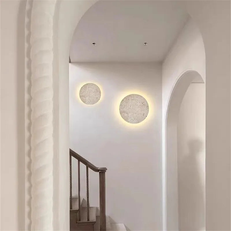 applique murale moderne pierre beige minimaliste éclairage quotidien 249lm 90260v
