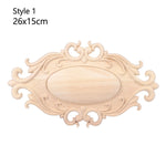 appliques decoratives bois floral sculptees baroques naturelles decoration murale farmhouse classic