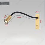 lampe chevet flexible moderne noir gris métallique angle réglable chambre étude entrée