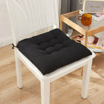 coussin carré moderne rose clair uni lavable amovible anti dérapant mousse pu tissu 40x40cm