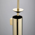brosse wc support mural acier inoxydable noir or argent lisse moderne fixation murale durable