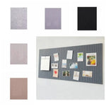 tableau autocollant gris noir rangement clips feuilles papier lettres calendrier moderne minimaliste