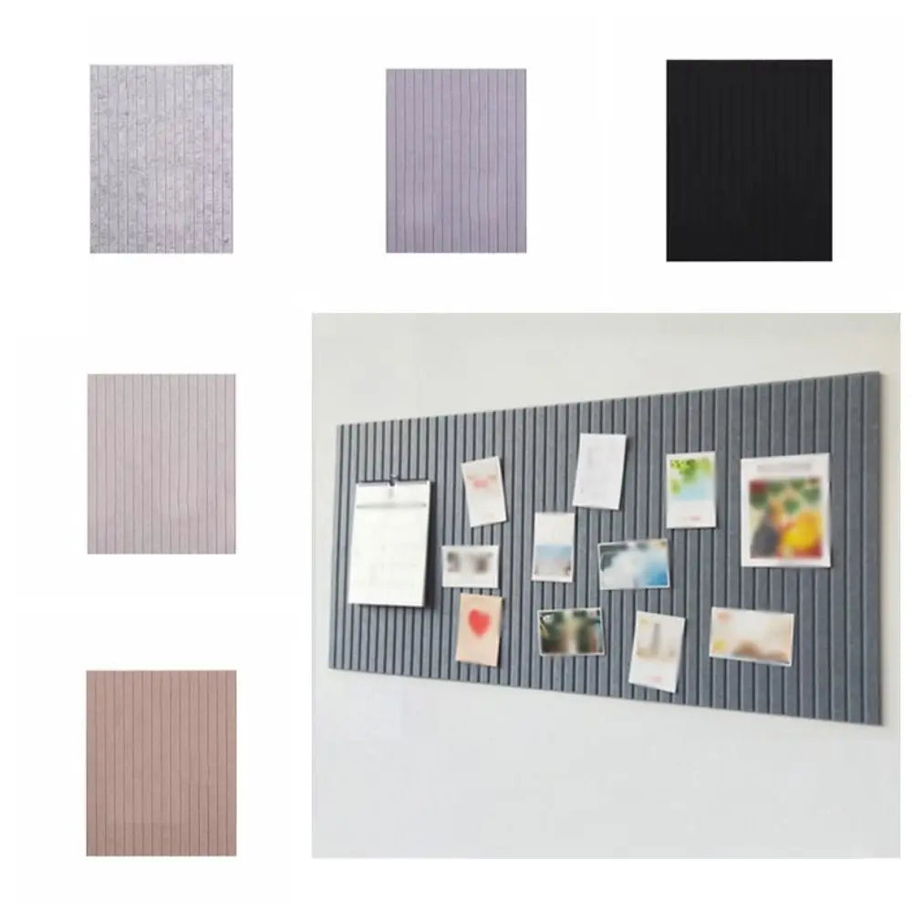 tableau autocollant gris noir rangement clips feuilles papier lettres calendrier moderne minimaliste