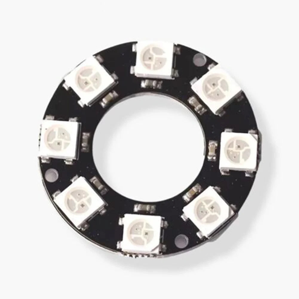 anneau led circulaire 12 led 16 led 24 led led decoration moderne fête noire