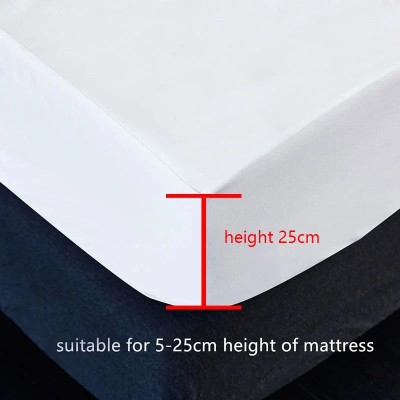Drap-housse avec poche profonde et taies d'oreiller assorties