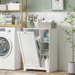 Armoire de salle de bain avec étagères réglables et finition élégante