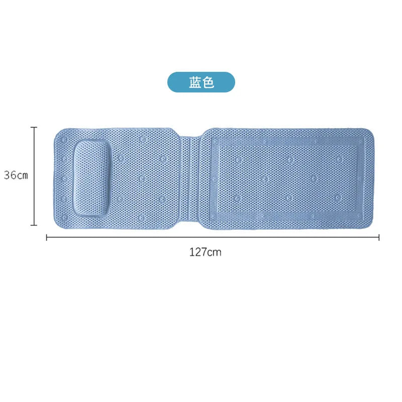 tapis bain antidérapant ventouses alvéolées motif quadrillé moderne blanc gris sécurité douche