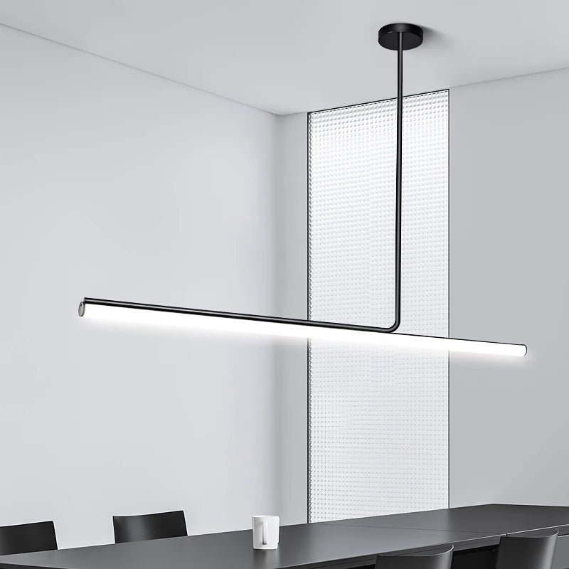 luminaire suspension moderne minimaliste rouge noir blanc articulation chambre salon
