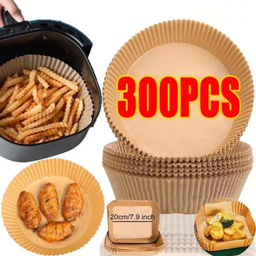 papier cuisson beige ondulé opaque usage unique 50 100 pièces carré rond cocina antiadhésif