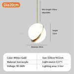 suspension lumineuse moderne blanc doré 73 boules acrylique 2000 82000 lumens