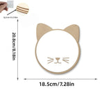 miroirs adhésifs modernes animal chambre enfant blanc doré vert noir minimaliste